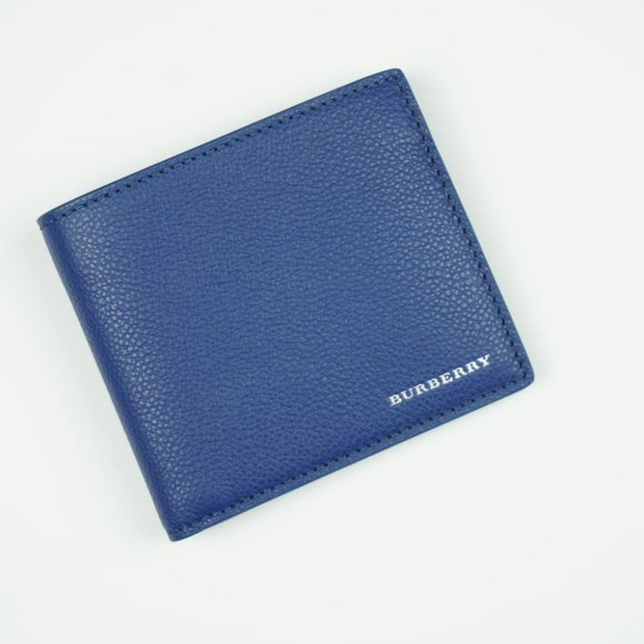 Blue Rectangular Burberry wallet - Picture 3 of 3